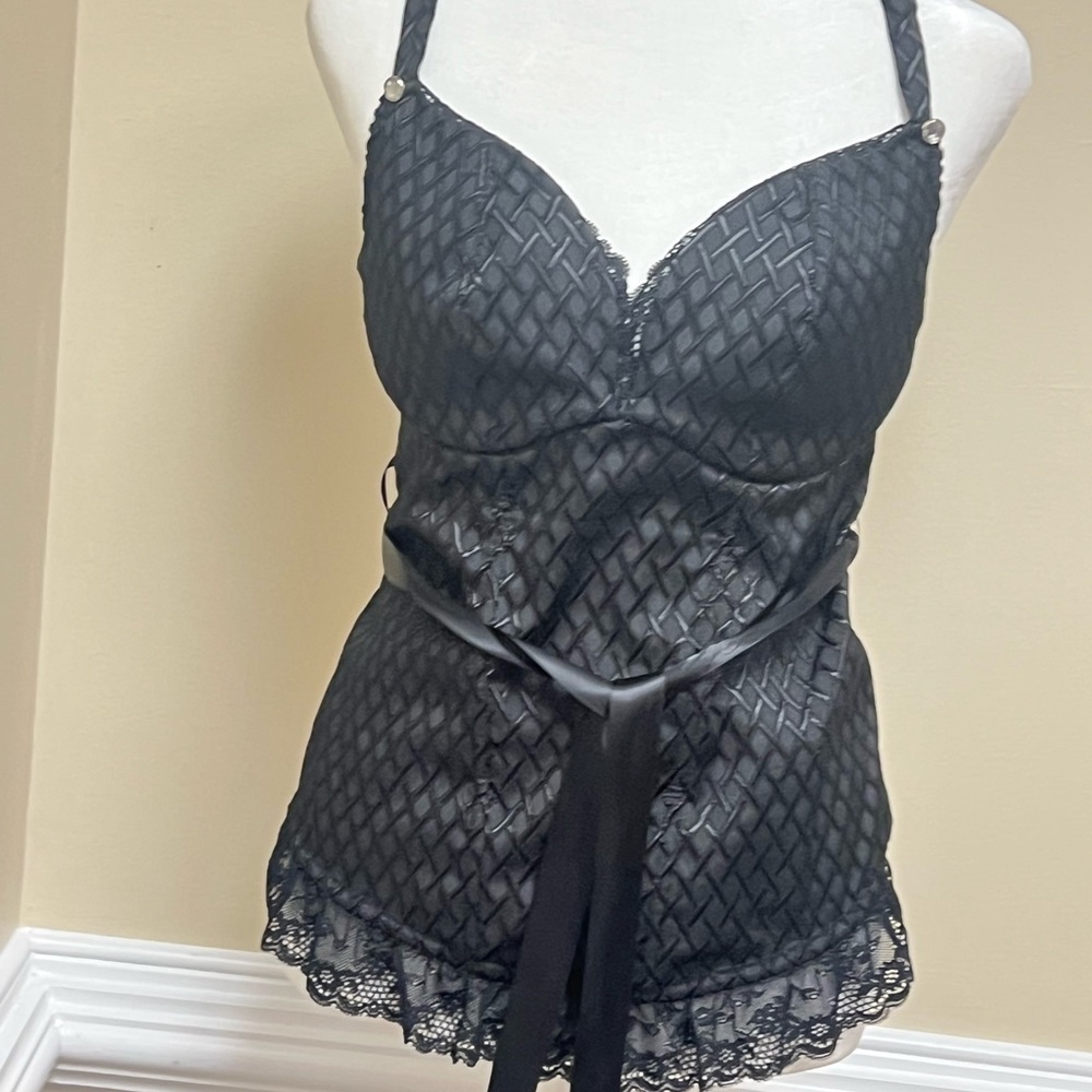 Cacique Black Lace Chemise